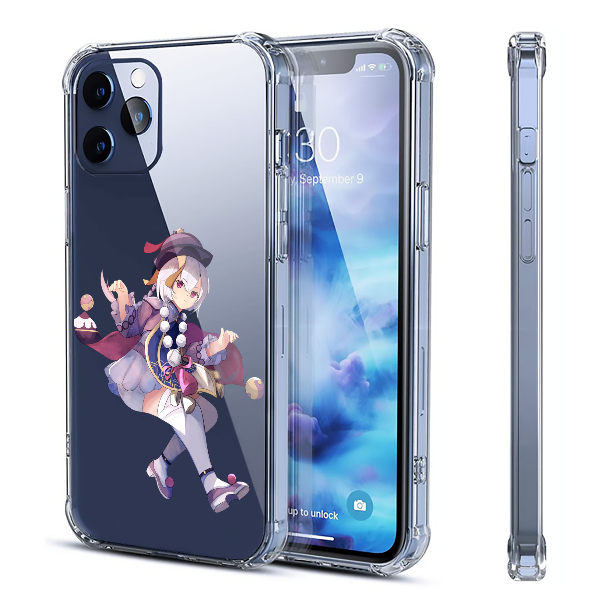 げんし神 七七 なな  genshin Nana 【iPhone 12シリーズ対応】透明スマホケース（クリアソフトケース）